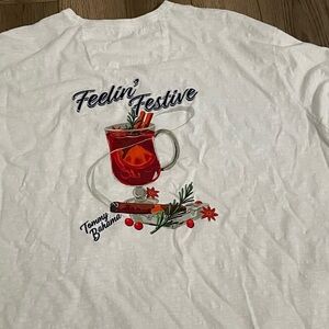 Tommy Bahama Shirt Mens 3XLB White Long Sleeve Feelin Festive‎